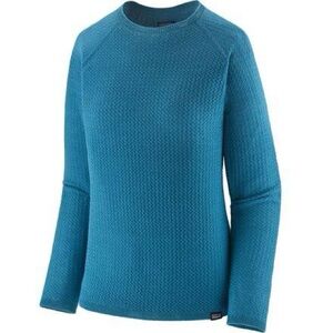Patagonia Capilene Air Crew - Large - Women's merino wool blend knit blue